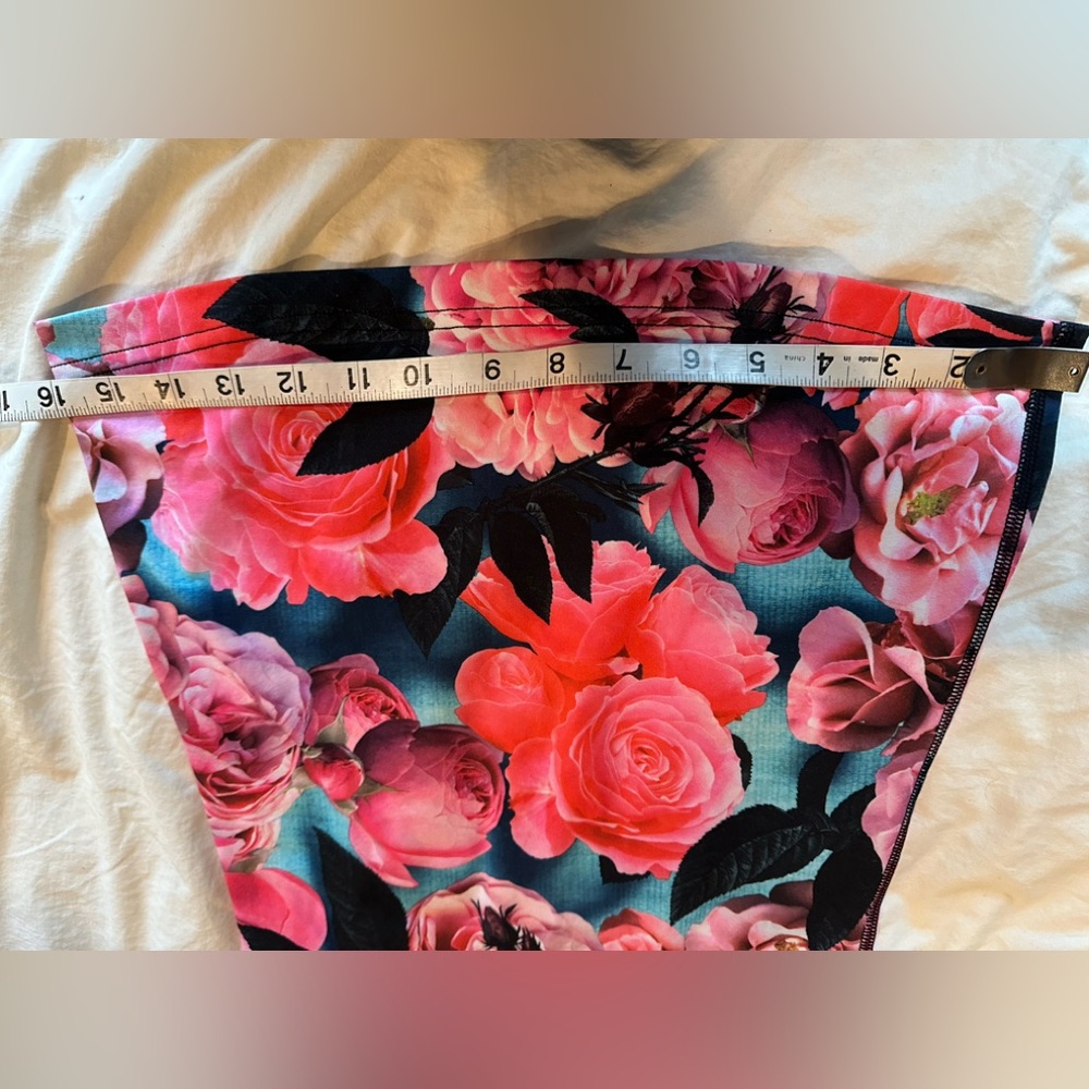 NWOT lululemon athletica Pink Floral Racerback Tank Top - Picture 7 of 8